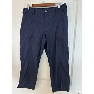Duluth Trading Womens Pants Size 16 Dry on the Fly Capri Nylon Stretchy Hiking